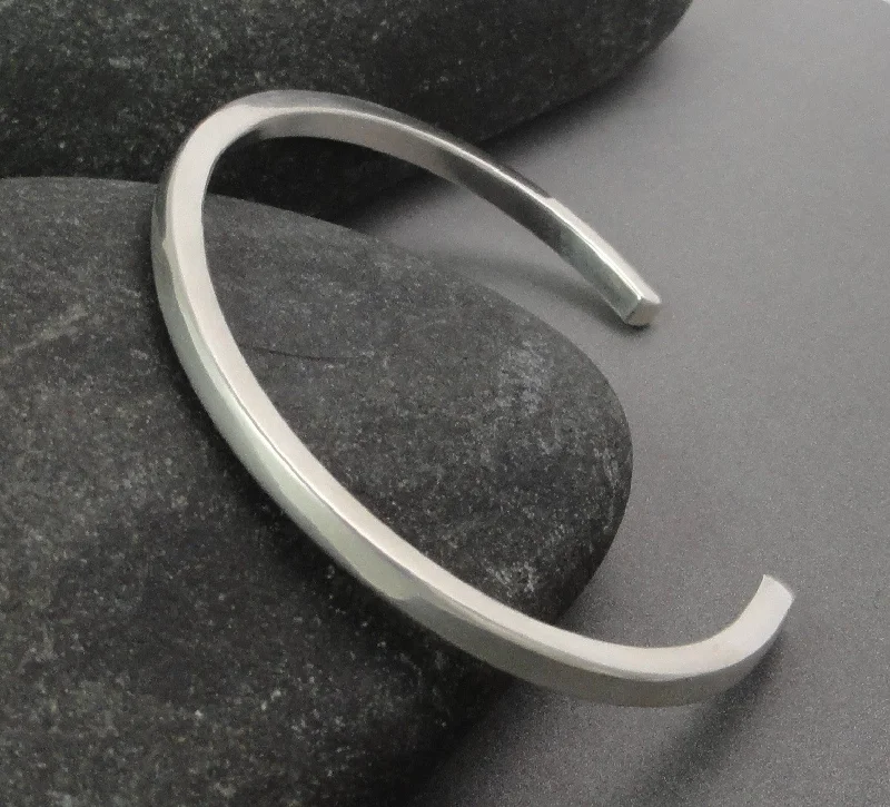 Sterling Silver Square Cuff