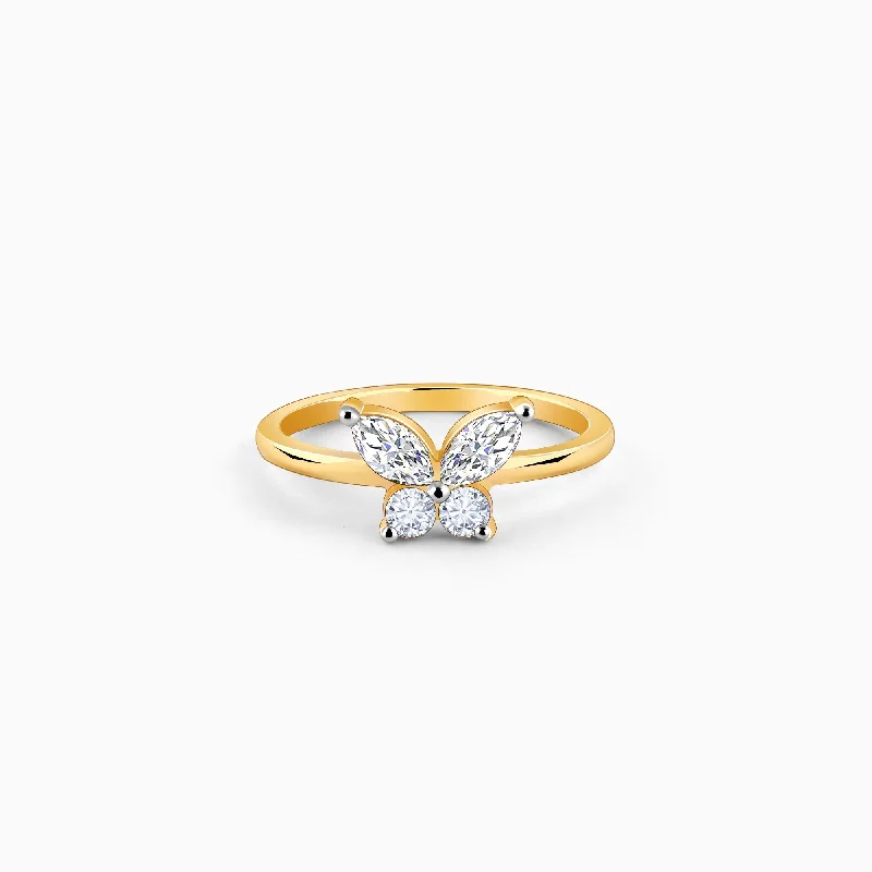 Gold Rebirth Diamond Ring