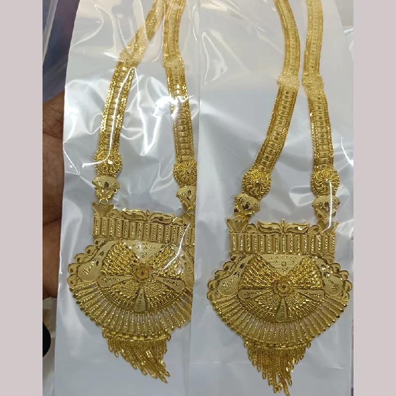 Pari Art Jewellery Forming Long Necklace Set ( 1 Piece Only )