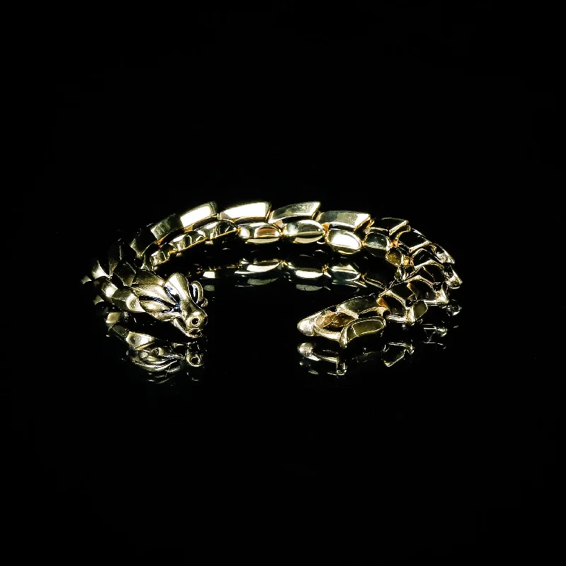 Bracelet du serpent "Colère de Jörmungand" - Or