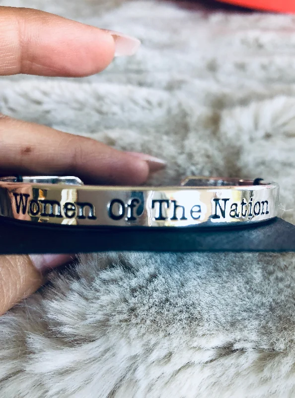 Silver Women of the Nation Cuff