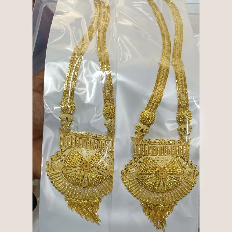 Pari Art Jewellery Forming Long Necklace Set ( 1 Piece Only )