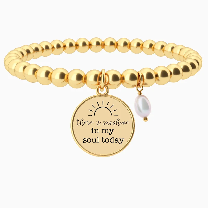 There Is Sunshine In My Soul Today - Beaded Bracelet - Beaded Bracelet