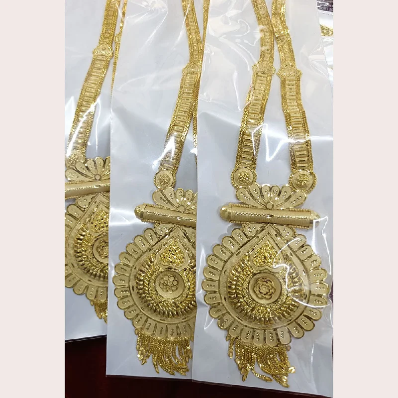 Pari Art Jewellery Forming Long Necklace Set ( 1 Piece Only )