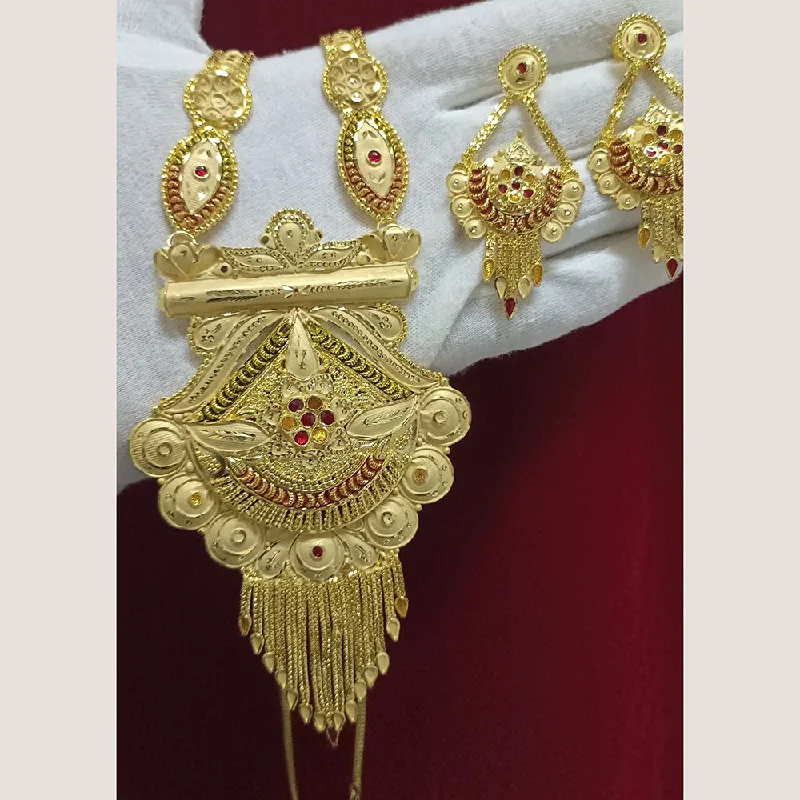 Pari Art Jewellery Forming Long Necklace Set