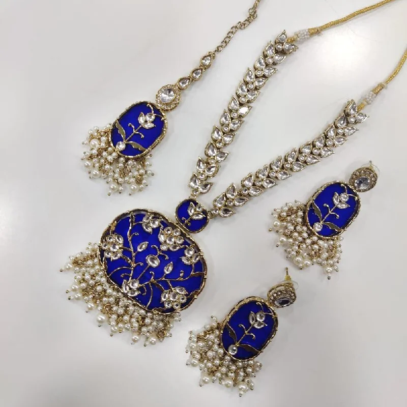 Kavita Art Gold Plated Kundan Necklace Set