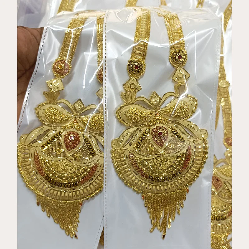 Pari Art Jewellery Forming Long Necklace Set ( 1 Piece Only )