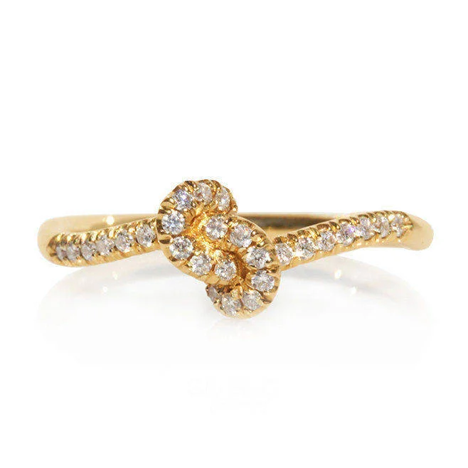 Forget Me Knot Diamond Ring