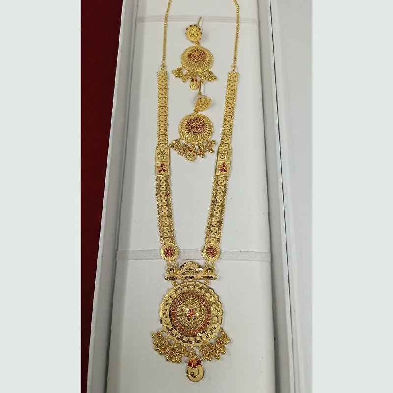 Pari Art Jewellery Forming Long Necklace Set