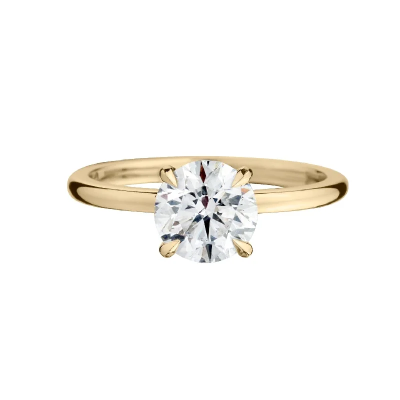 ROUND BRILLIANT CUT DIAMOND RING