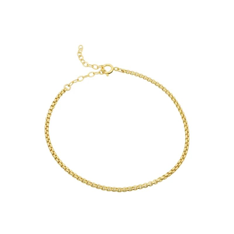 Bracelet - Modern Box Chain 14k Gold-filled WBJ