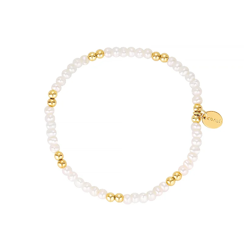 Perlah Bracelet ~ Gold & Pearls