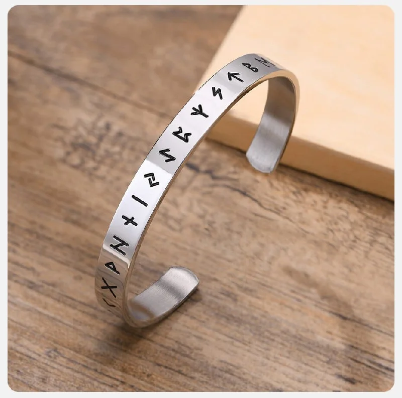 Bracelet Viking "Bracelet de l'Alphabet des Dieux"